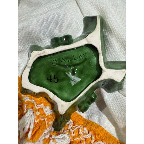 Vintage Green Big Like Texas Ashtray - Picture 3 of 4